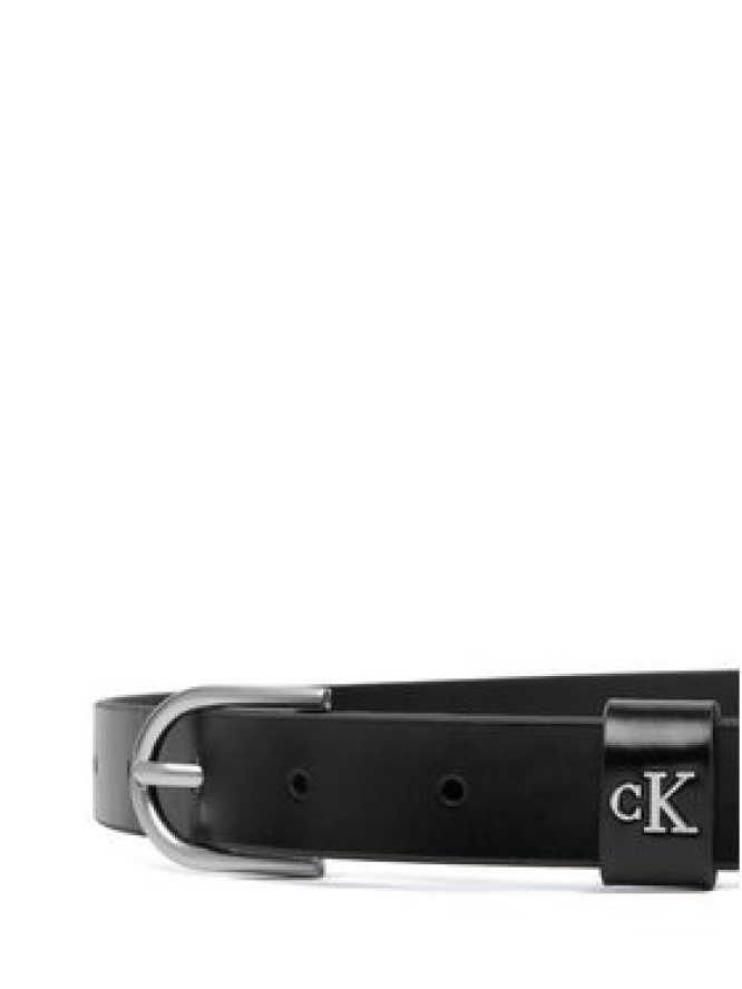 Calvin Klein Pasek Rounded Buckle Ck Loop 25Mm LV04F7107G Czarny