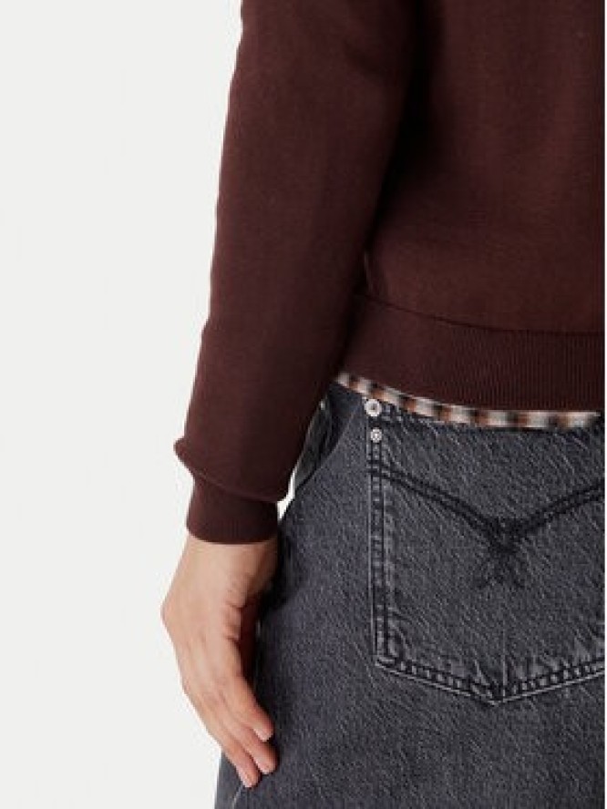 Tommy Jeans Sweter Essential DW0DW19888 Brązowy Regular Fit