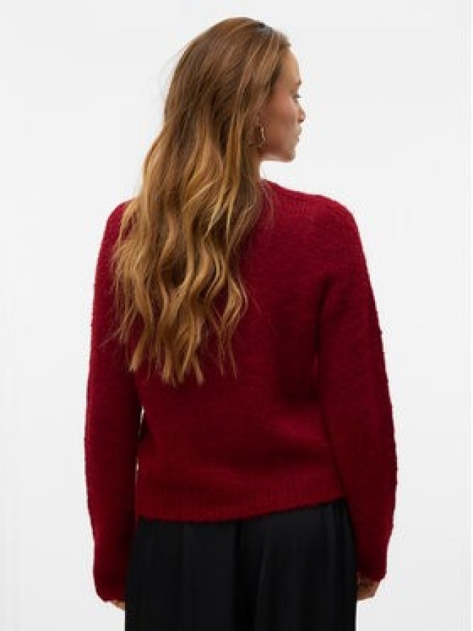 Vero Moda Kardigan Novah 10320496 Czerwony Regular Fit