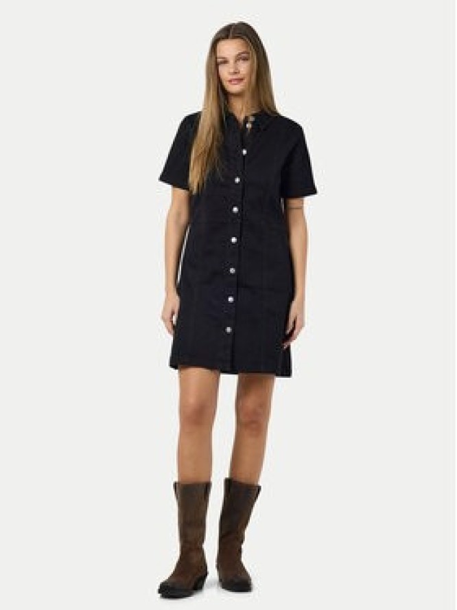 Noisy May Sukienka jeansowa Nisa 27032980 Czarny Slim Fit