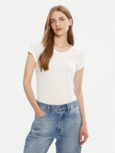 G-Star Raw T-Shirt Eyben D24533-4107 Biały Slim Fit