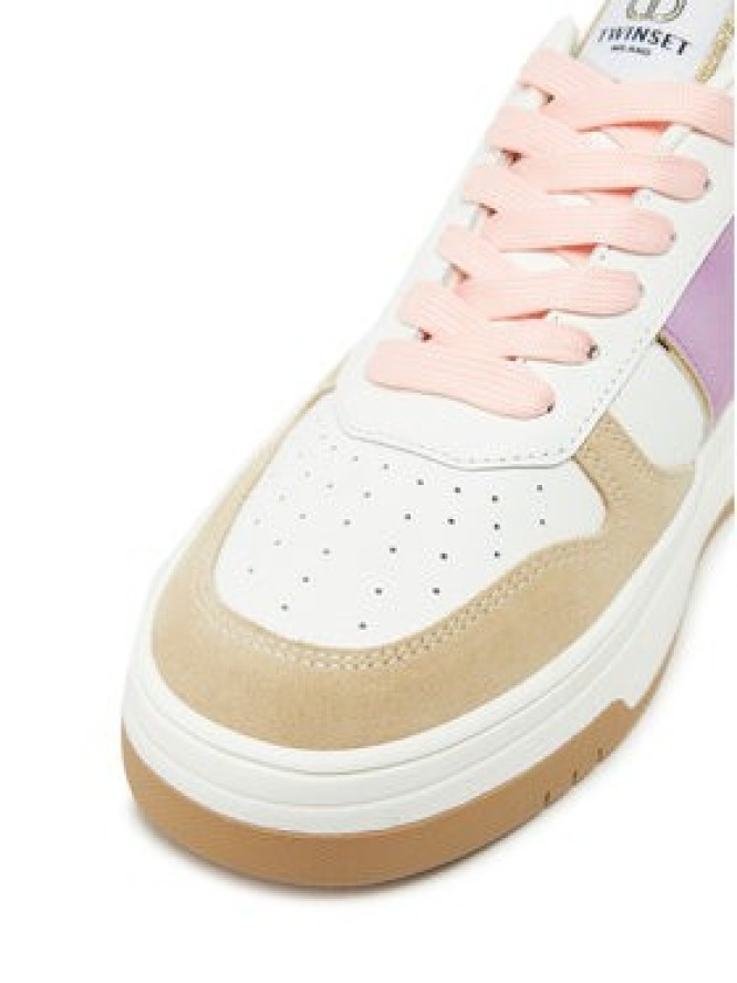 TWINSET Sneakersy 251TCP010 Różowy
