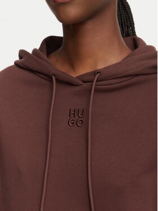 HUGO Bluza Delfinia 50522423 Brązowy Regular Fit