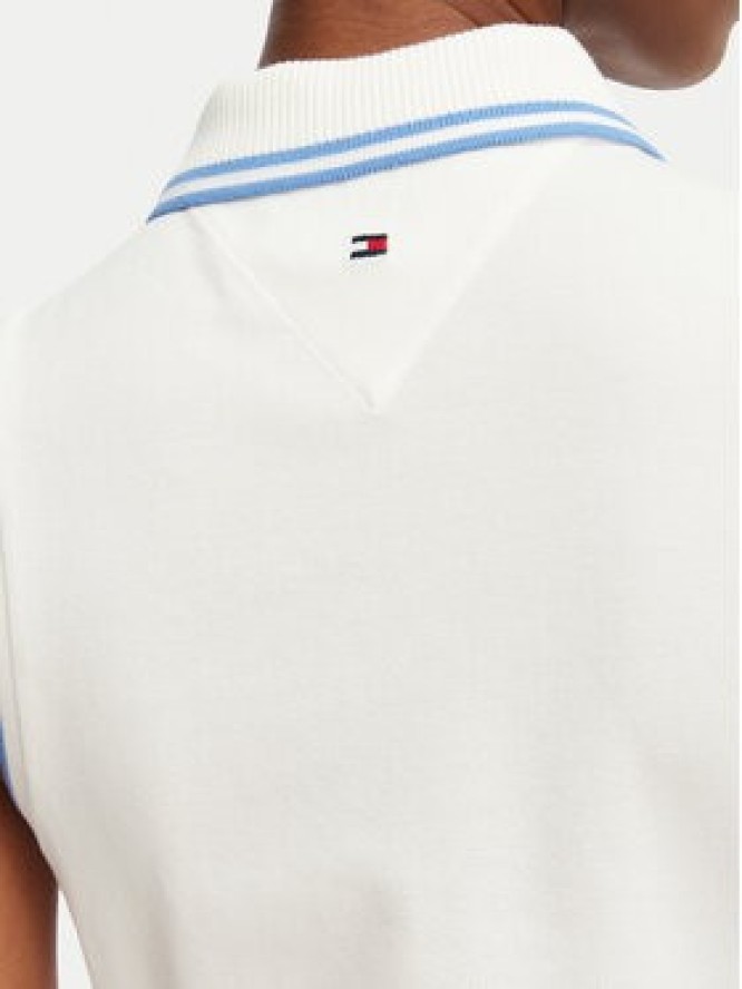 Tommy Hilfiger Polo 1985 WW0WW49561 Biały Slim Fit