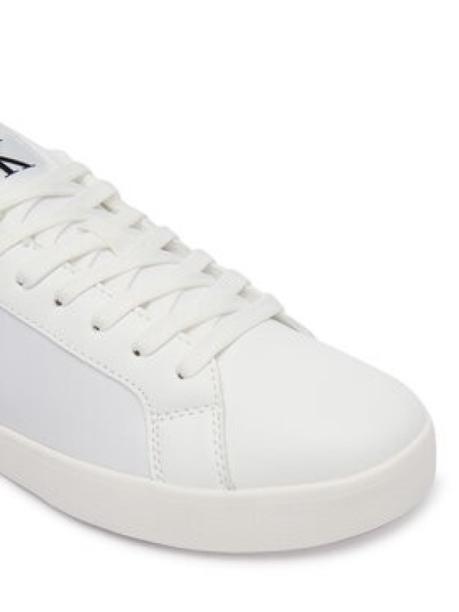 Calvin Klein Sneakersy 3 Cupsole Laceup Pu Mg YW0YW01781 Biały