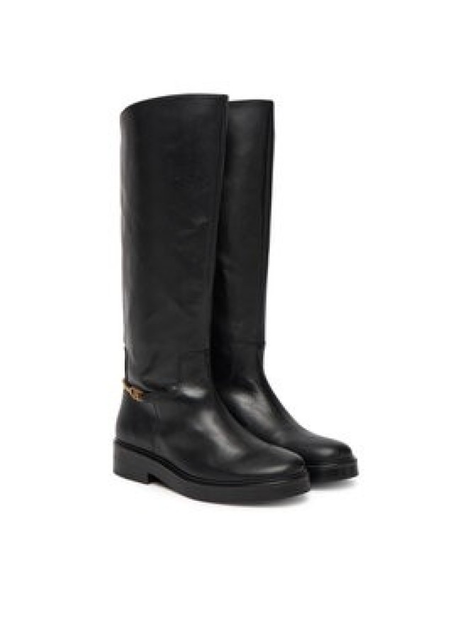 Tommy Hilfiger Oficerki Horsebit Riding FW0FW08863 Czarny