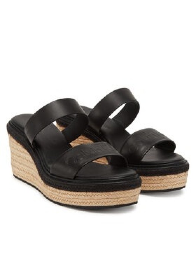 Calvin Klein Espadryle Wedge Sandal 50 - He HW0HW02375 Czarny