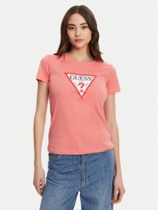 Guess T-Shirt W1YI1B I3Z14 Koralowy Regular Fit