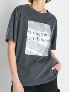 Koszulka z nadrukiem - szary