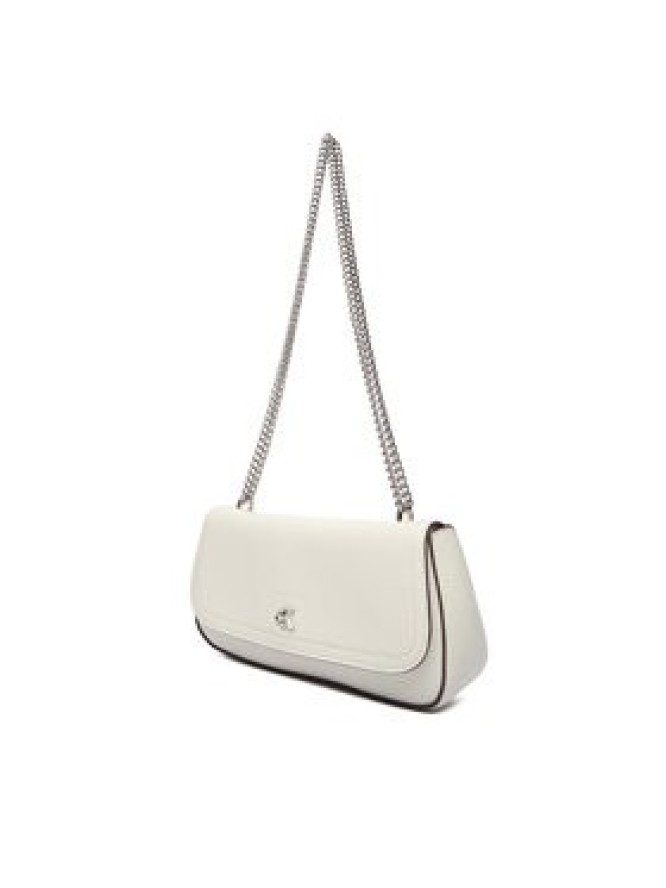 Calvin Klein Torebka Ck Convertible Chain Small Bag LV04F3172G Biały