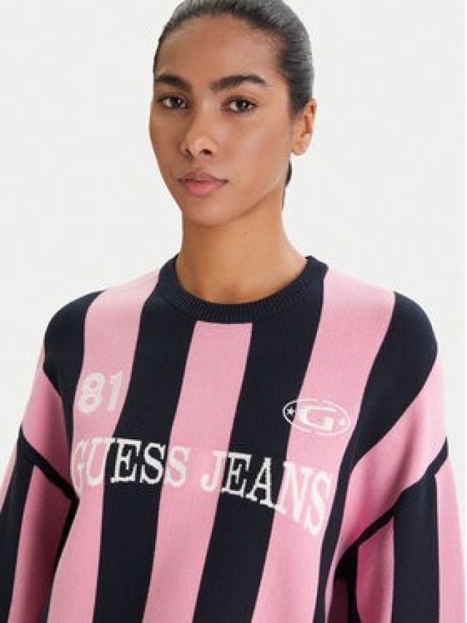 Guess Jeans Sweter W6RR17 Z3FC2 Kolorowy Regular Fit