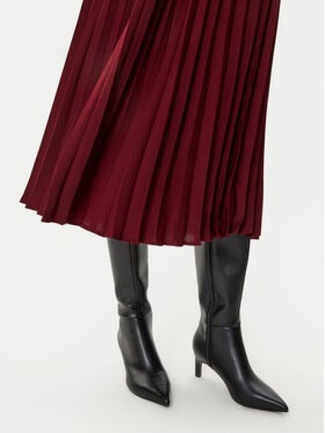 Gina Tricot Sweter 23231 Bordowy Regular Fit