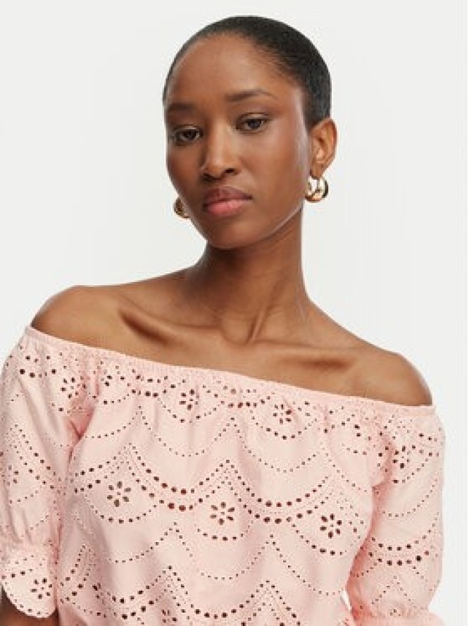 Guess Bluzka W6GP47 K3336 Koralowy Regular Fit