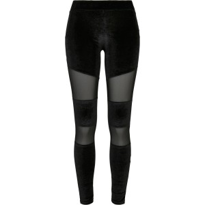 Legginsy damskie Urban Classics velvet tech mesh