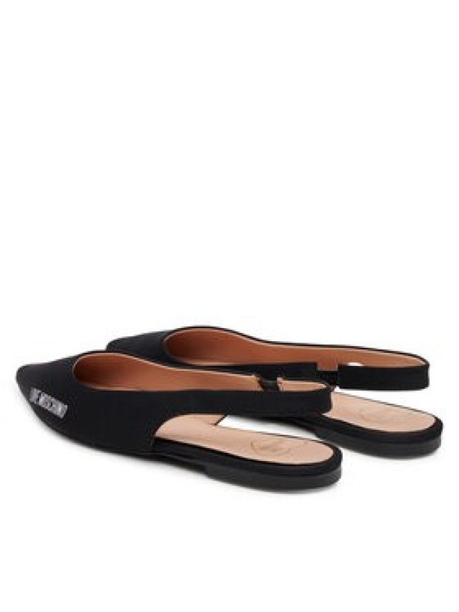 LOVE MOSCHINO Baleriny JA11021G0MIM0000 Czarny