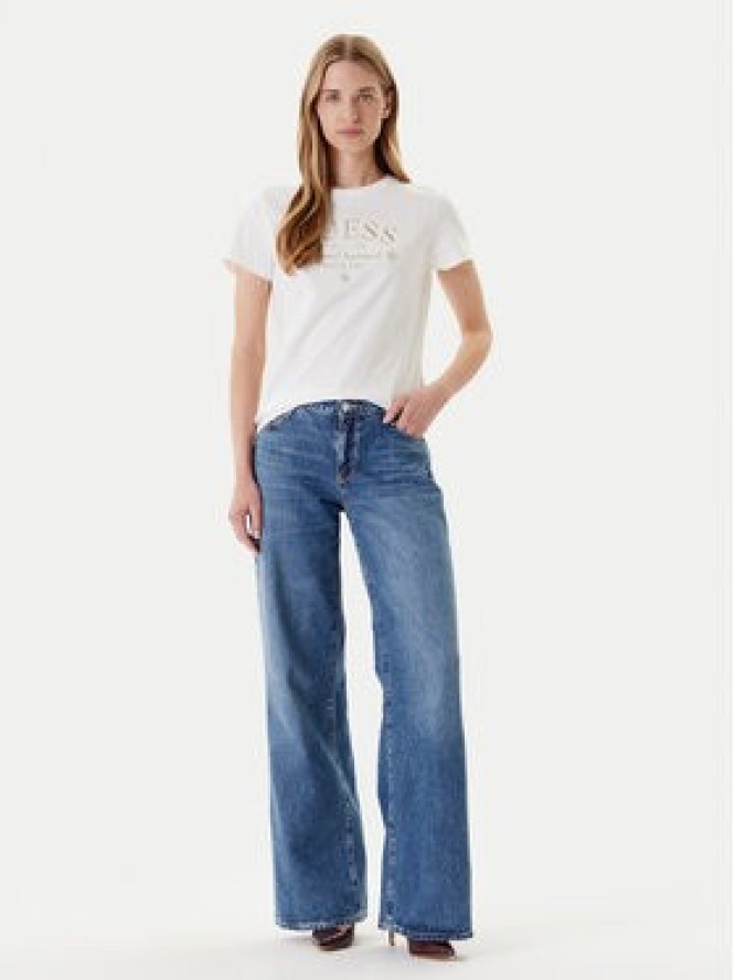Guess T-Shirt V5YI03 I3Z14 Biały Regular Fit