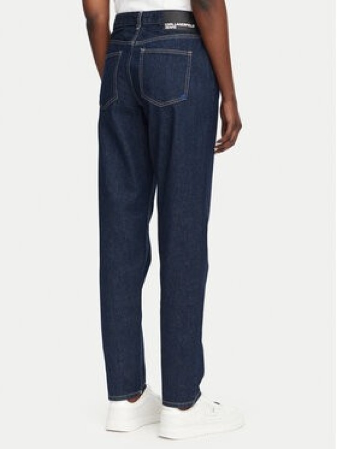 Karl Lagerfeld Jeans Jeansy B3W10059 Granatowy Mom Fit