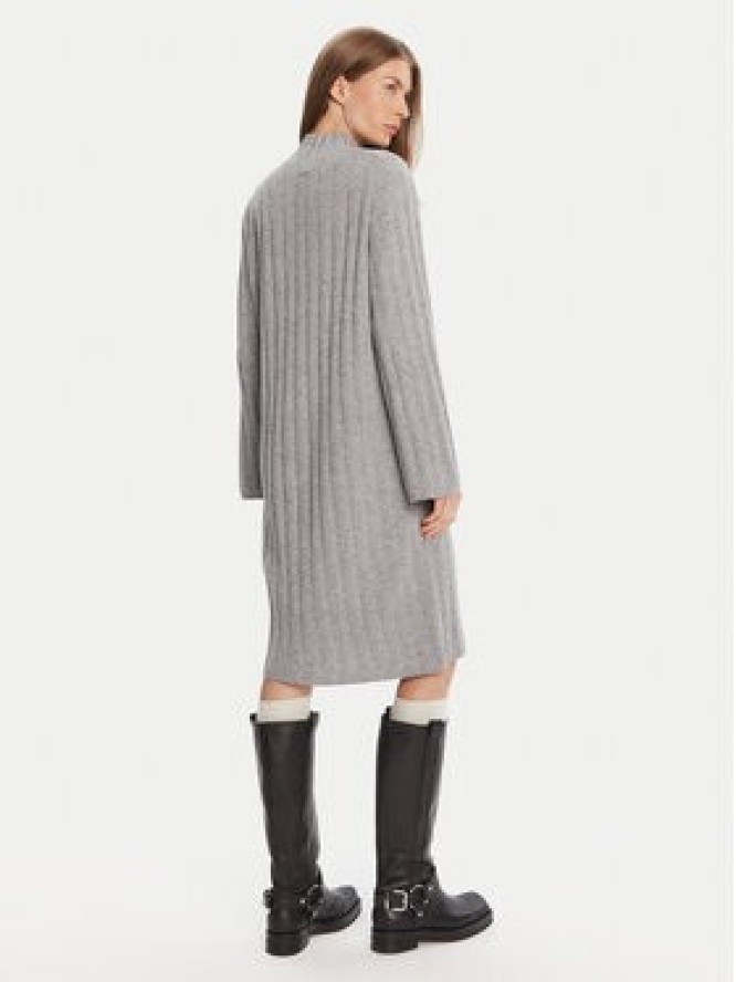 Barbour Sukienka dzianinowa Sophia LDR0939GY71 Szary Regular Fit