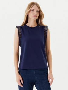 United Colors Of Benetton Bluzka 3IFVD10AC Granatowy Regular Fit