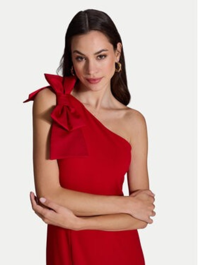 Swing Sukienka wieczorowa 5AI00600 Czerwony Slim Fit