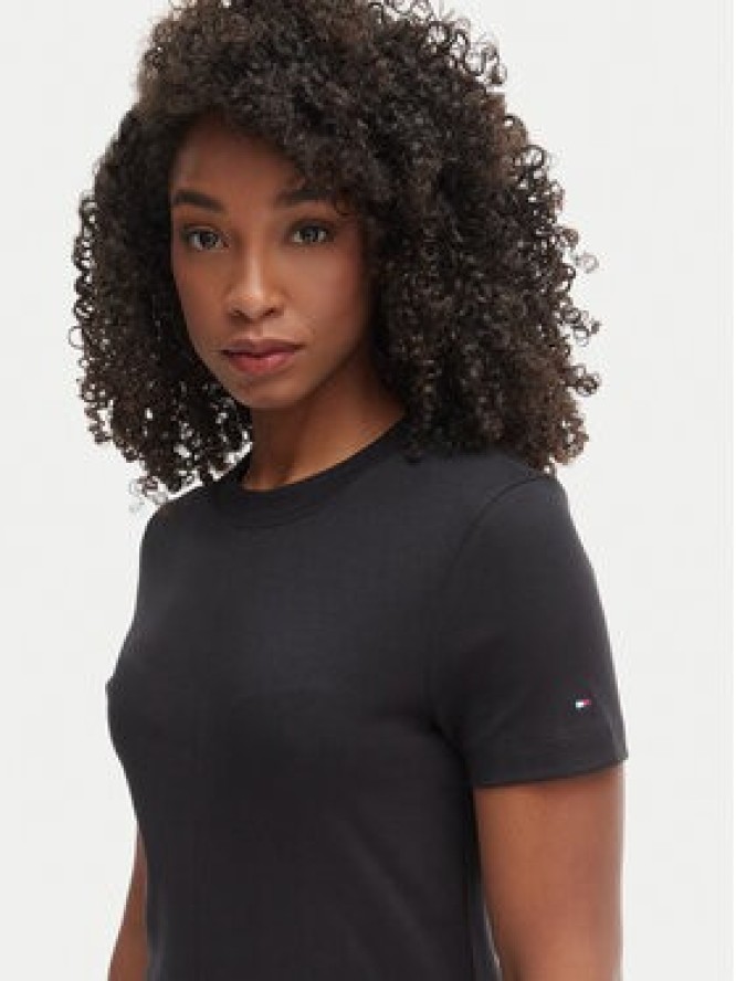 Tommy Hilfiger Sukienka codzienna WW0WW50825 Czarny Regular Fit