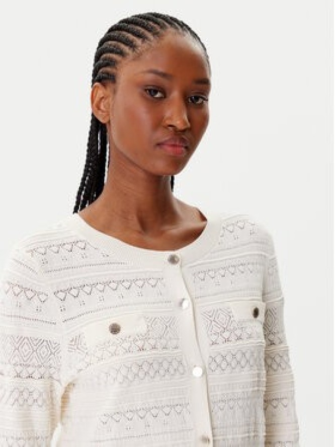 Morgan Kardigan 252-MNAHIA Beżowy Slim Fit