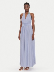 Fracomina Sukienka wieczorowa FQ25SD3010W799Q7 Niebieski Regular Fit