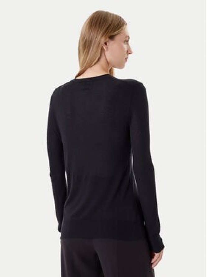Calvin Klein Sweter LV044C339G Czarny Regular Fit