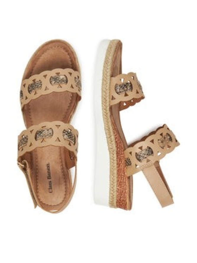 Clara Barson Espadryle WS2189-52 Beżowy