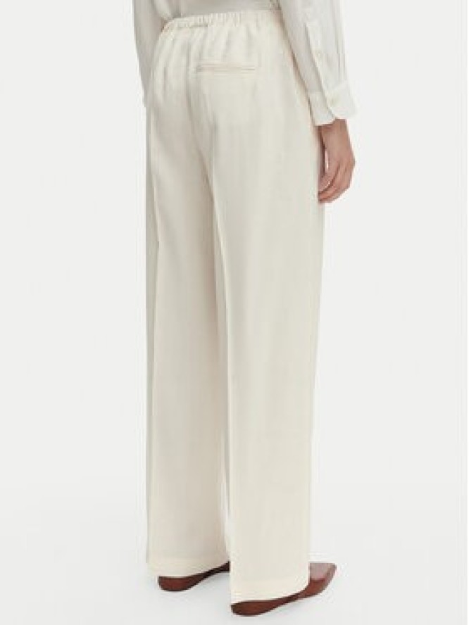 Marella Spodnie materiałowe Alloro 2613131115 Écru Regular Fit