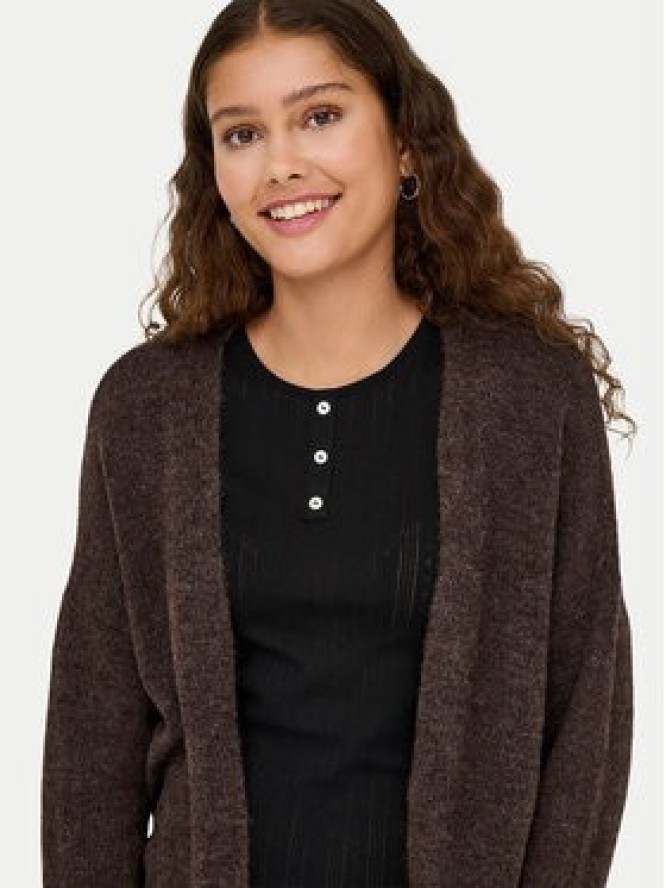 ONLY Kardigan Talio 15358604 Brązowy Regular Fit