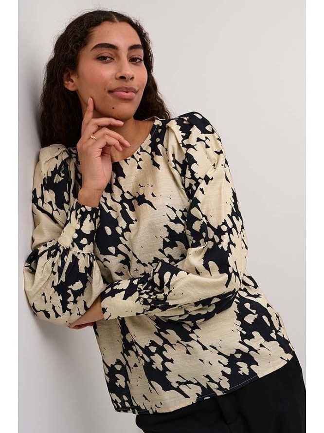 Kaffe Bluzka w kolorze beżowym rozmiar: 36