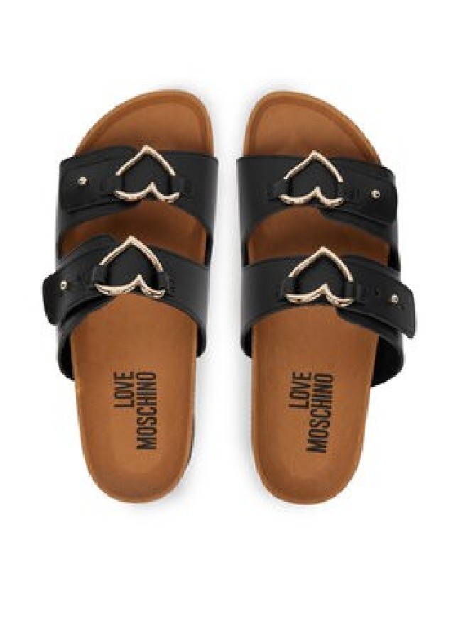 LOVE MOSCHINO Klapki JA28173G0OIA0000 Czarny