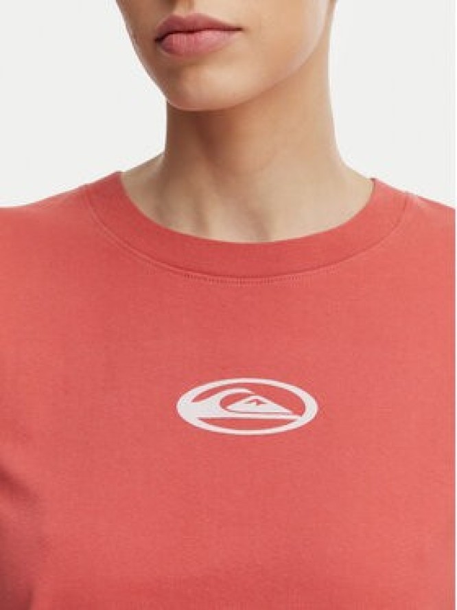 Quiksilver T-Shirt Standard EQWZT03197 Bordowy Regular Fit