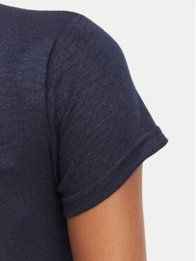 Guess T-Shirt W5BP07 KCGM2 Granatowy Regular Fit