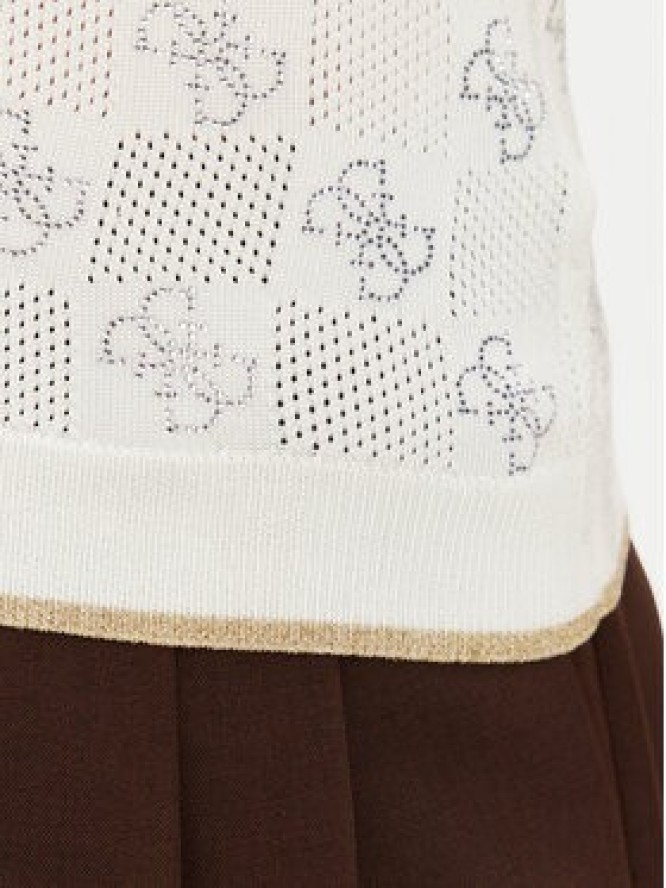 Guess Sweter W5GR20 Z3D60 Écru Regular Fit