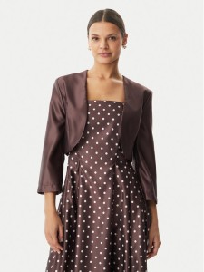 Rinascimento Bolerko CFC0127677003 Brązowy ciemny Regular Fit