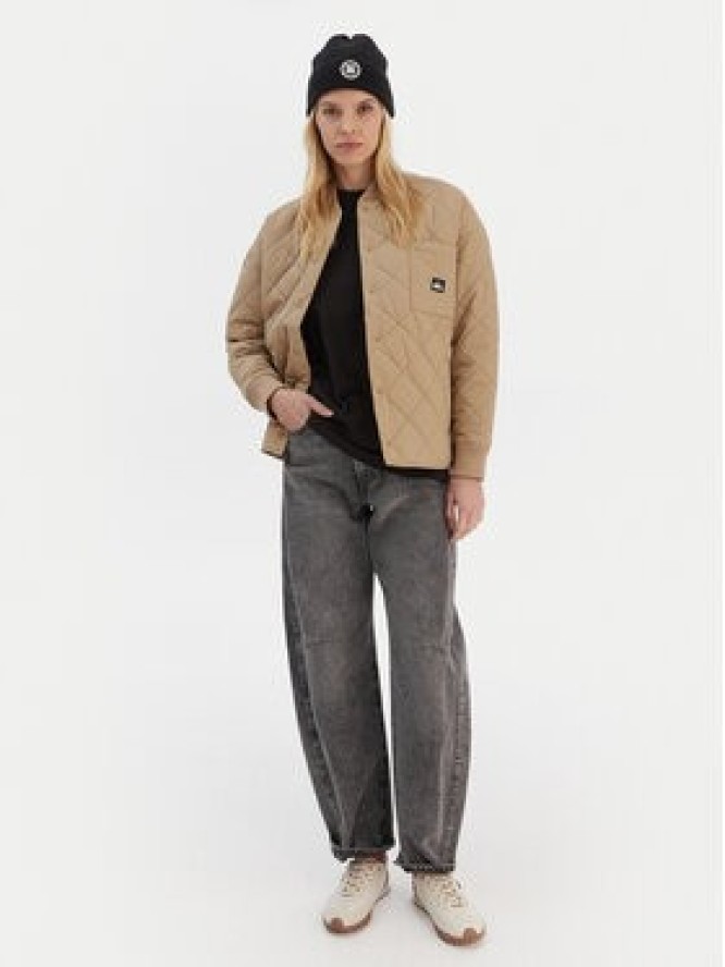Quiksilver Kurtka przejściowa Shining Quilted EQWJK03084 Beżowy Regular Fit