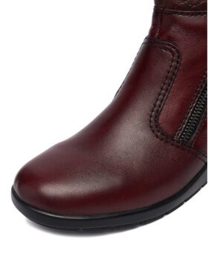 Rieker Botki CEO-L4861-35 Bordowy