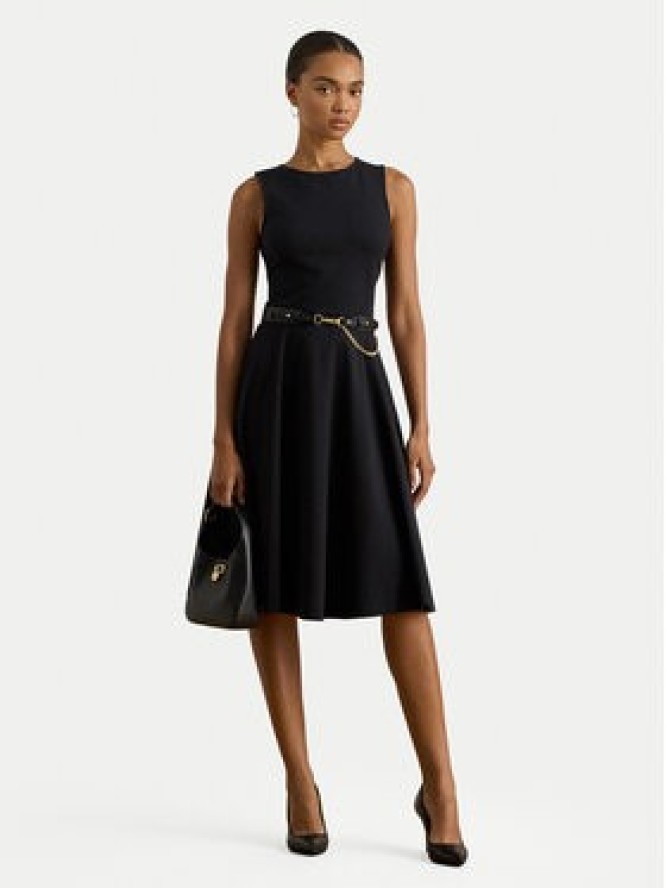LAUREN RALPH LAUREN Sukienka koktajlowa 200980935001 Czarny Regular Fit