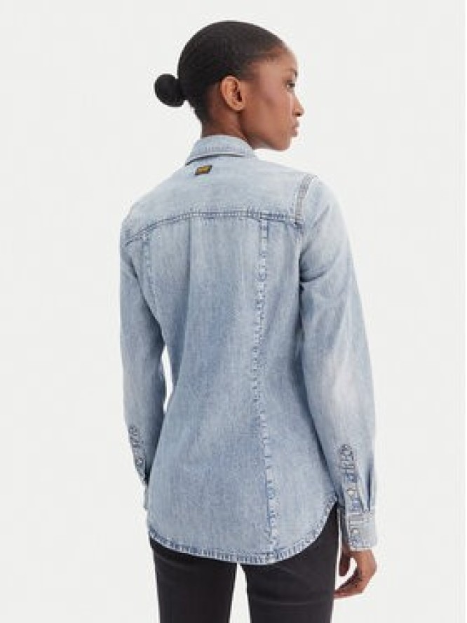 G-Star Raw Koszula jeansowa D27714-D539 Niebieski Slim Fit