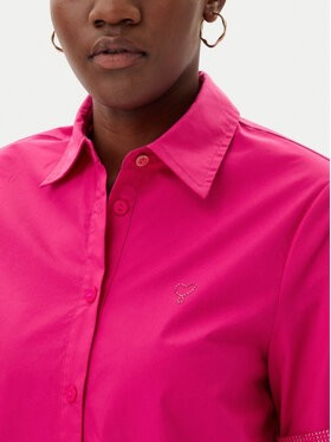 LOLA CASADEMUNT Sukienka koszulowa LS2516065 Różowy Regular Fit