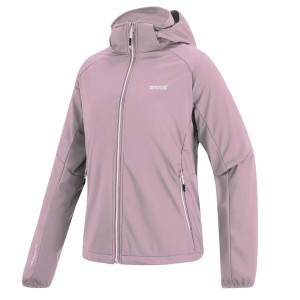 Damska wiatroodporna kurtka typu softshell z kapturem Bourda