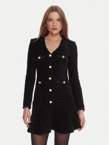 Marciano Guess Sukienka koktajlowa 5BGK36 7394A Czarny Regular Fit