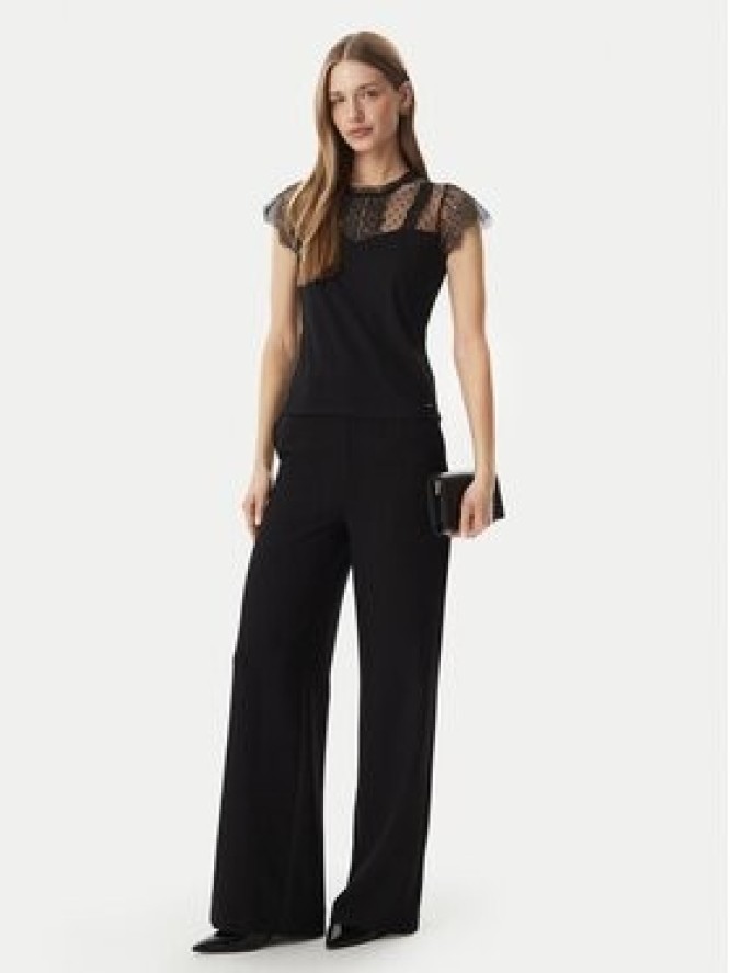 Morgan Spodnie materiałowe 261-PINTA.F Czarny Regular Fit