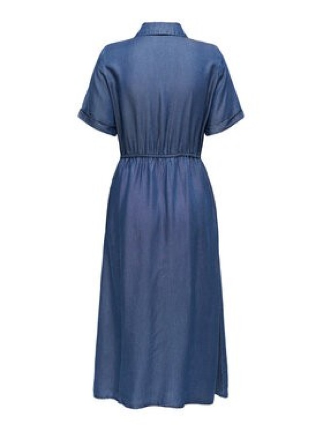 ONLY Sukienka jeansowa Charis 15363971 Granatowy Regular Fit