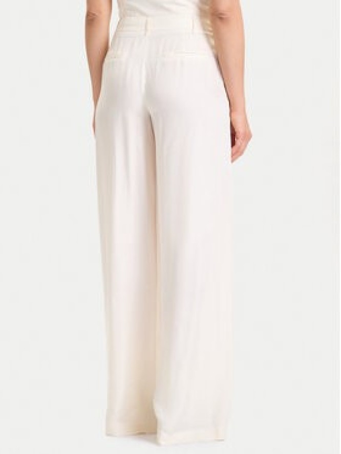 Guess Spodnie materiałowe W5YB02 WH5N2 Écru Regular Fit