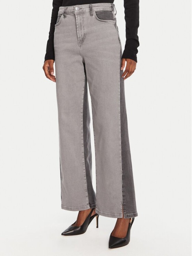 LOLA CASADEMUNT Jeansy LF2514015 Szary Wide Leg