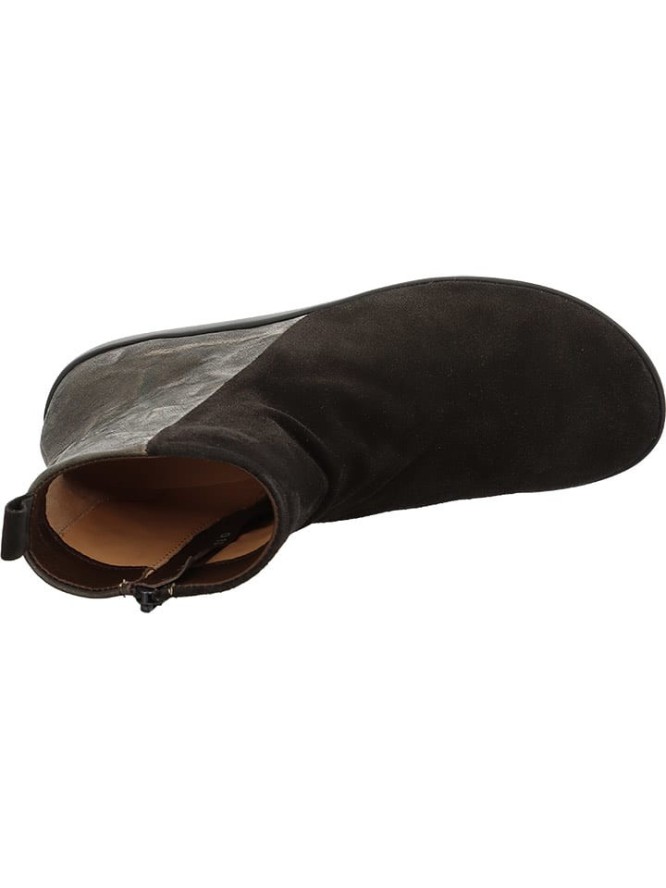 Think! Skórzane botki w kolorze brązowym rozmiar: 40,5