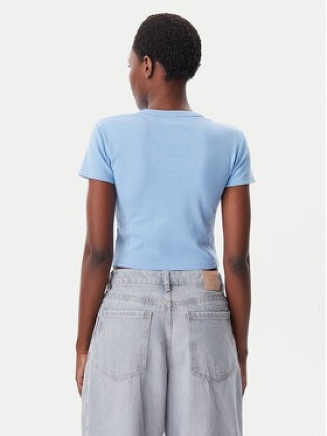 HUGO T-Shirt Delanor 50512000 Niebieski Slim Fit